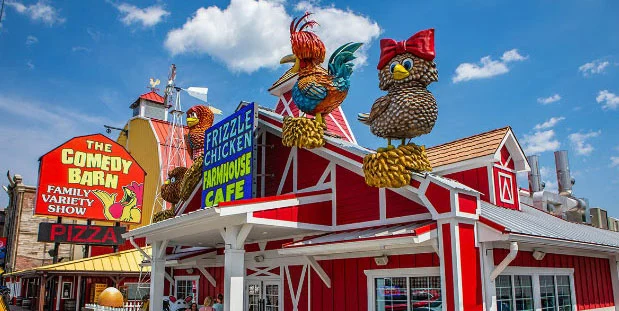 Frizzle Chicken Farmhouse Cafe in Pigeon Forge